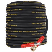 Biswing Pressure Washer Hose 50FT with 3/8 Inch Q