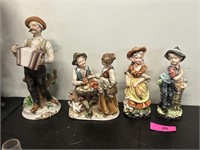 Four Vintage Ceramic Figures