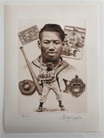Josh Gibson Artwork. Individually 
Numbered Signed