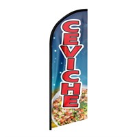 FSFLAG Ceviche Advertising Swooper Flag Banner, 8