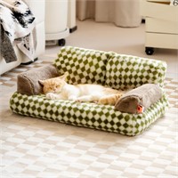 Pet Couch Bed, Washable Cat Beds for Medium Small