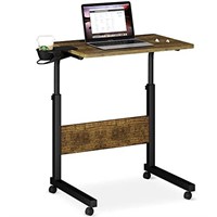 Klvied Mobile Standing Desk, Rolling Desk with Cu