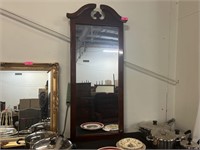 Tall Wood Framed Mirror