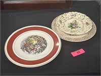 Assorted Decorative China Plates