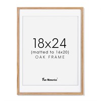 18x24 Wood Picture Frame, 18 x 24 Poster Frame wi