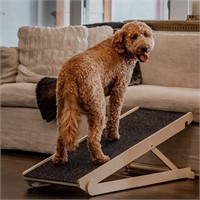 Pawnotch USA Made Adjustable Dog Ramp - for Couch
