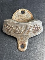 Vintage metal 7-Up bottle opener