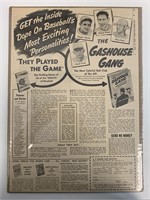 The Gashouse Gang Newspaper Advertisement. 1945