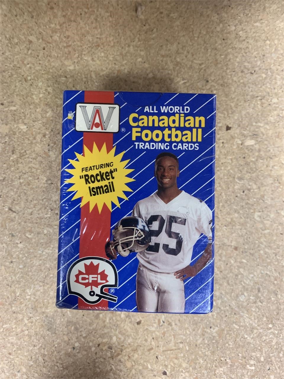 All World Canadian Football card box