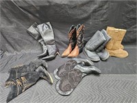 Group of ladies designer boots by Tony Lama, La