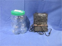 I.D pouches, bear jar