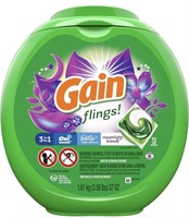 GAIN FLINGS! LAUNDRY DETERGENT LIQUID PACS,