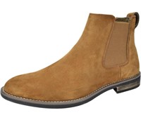 BRUNO MARC MEN'S SUEDE LEATHER CHELSEA ANKLE