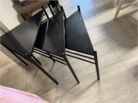 TRIANGLE METAL NESTING TABLES