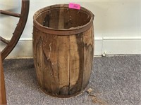 Small Antique Barrel 12 X 17