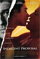 Indecent Proposal 1993 original movie poster
