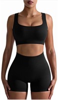 OQQ WORKOUT OUTFITS FOR WOMEN 2 PIECE SEAMLESS