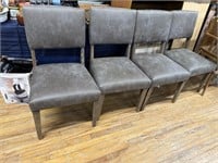 FAUX LEATHER CHAIRS
