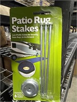 Prest-O-Fit 36923 2-2001 Patio Rug Stakes - Pack