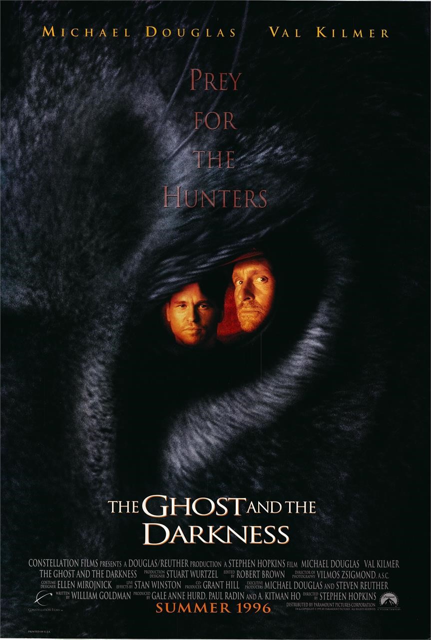 The Ghost and the Darkness 1996 original movie pos