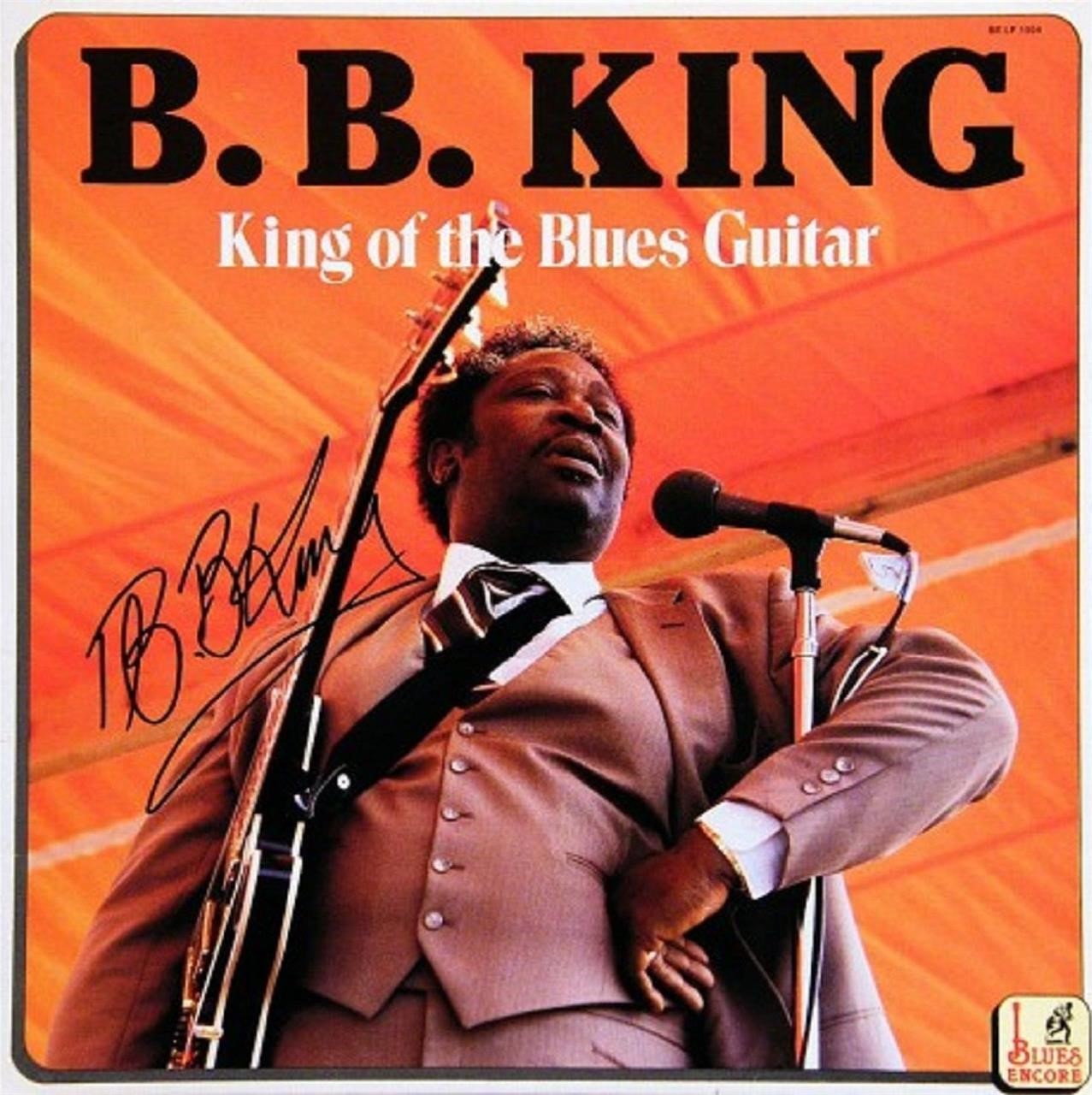 B.B. King signed "King Of The Blues Guitar" album