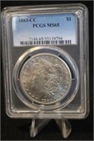 1883-CC MS65 Morgan Silver Dollar