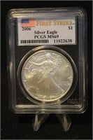 2006 MS69 1oz .999 Pure Silver Eagle