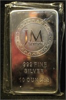 10oz .999 Pure Silver Bar
