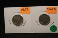 1923 and 1923-S Buffalo Nickels