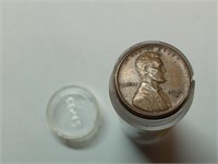 Roll of 1949 S wheat pennies