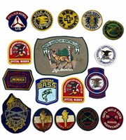Vintage patch collection- NRA, Army ROTC, Air