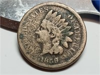 1859 Indian head penny