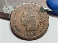 Better date 1865 Indian head penny