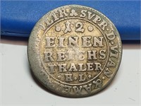 1714 1/12 Thaler silver coin lippe detmold