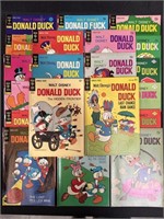 Group of vintage Walt Disney Donald Duck comics