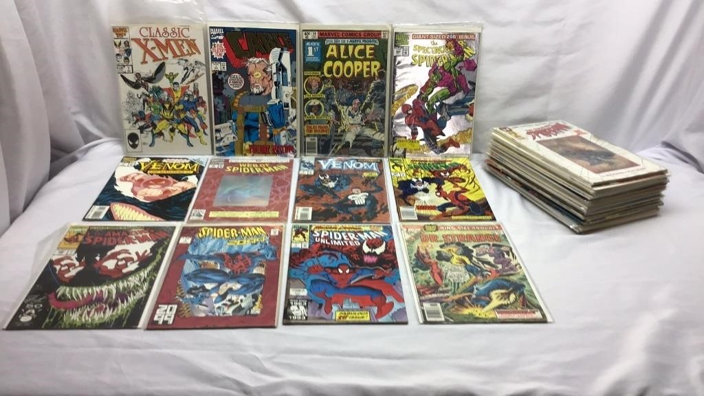 C4) (50) COMICS, MARVEL SUPER HEROS