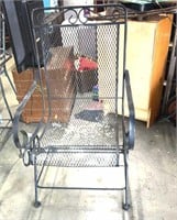Nice Rod iron patio chair