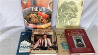 C5) Cookbooks and books with recipes