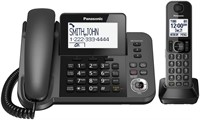 Panasonic DECT 6.0 2-in-1 Corded/Cordless Phone wi