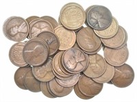 Lot of (50) 1919 Lincoln Wheat Cents