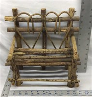 C2) WOODEN DOLL BENCH