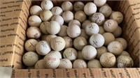 100 golf balls, used, good balls, not cleaned