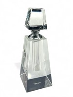 Vintage Oleg Cassini crystal perfume bottle
