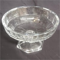 Val Saint Lambert crystal fruit bowl