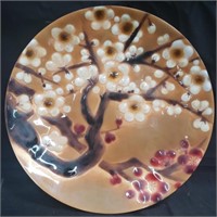 Ando cloisonne style enamel plate in box