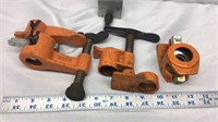 C1) PAIR OF PIPE CLAMPS