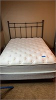 Queen size bed and frame Restonic comfort care