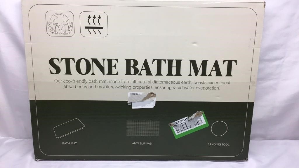 C5) BRAND NEW IN BATH STONE BATH MAT