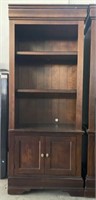 6 FT Wooden Bookshelf with Cabinet
