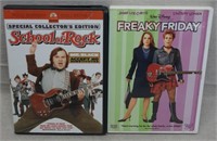 C12) 2 DVDs Movies Comedy Family Freaky Friday
